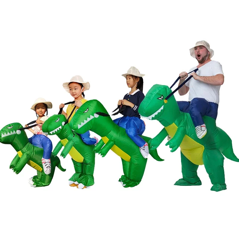 Child Adult Unisex Boy Girl Inflatable Green Dinosaur Cosplay Costume Kids Kindergarden Performance Halloween Carnival Party
Child Adult Unisex Boy Girl Inflatable Green Dinosaur Cosplay Costume Kids Kindergarden Performance Halloween Carnival Party