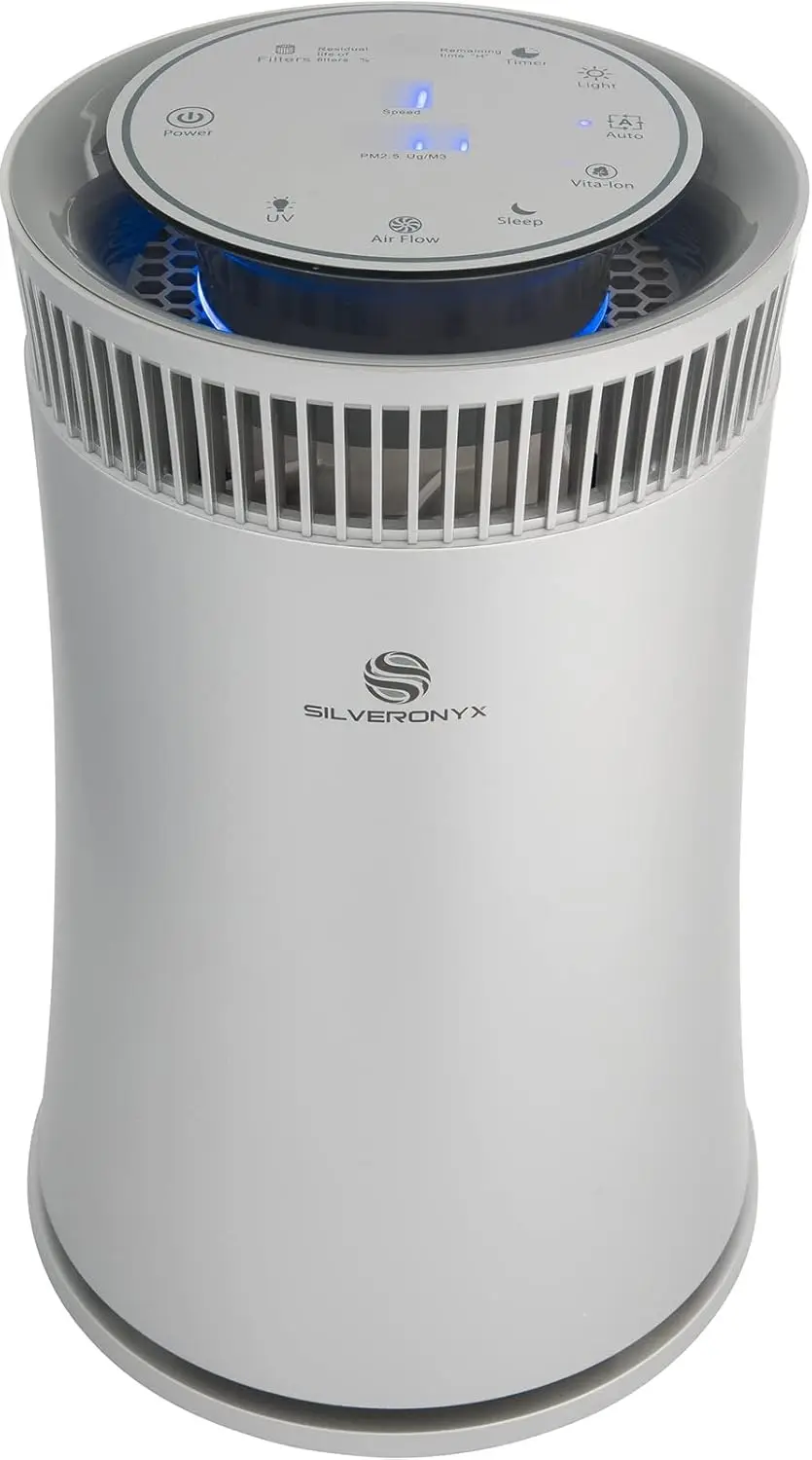 Air Purifier for Home Large Room 5 in 1 HEPA Filter System Covers Up to 500 Sq Ft for New Home for Allergies Pets Smoke Remove
Air Purifier for Home Large Room 5 in 1 HEPA Filter System Covers Up to 500 Sq Ft for New Home for Allergies Pets Smoke Remove