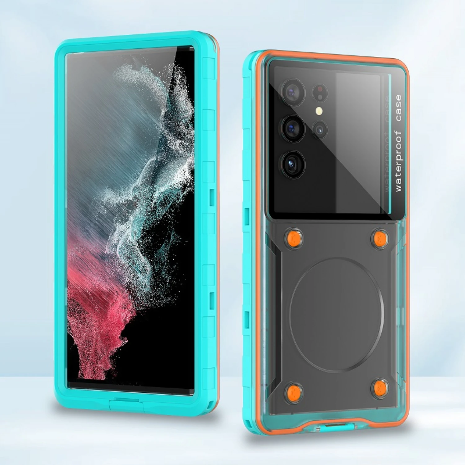 "Adventure-Ready" Waterproof Phone Pouch For Swimming & Diving, Shockproof Full-Body Protection Case With Lanyard, Fits 4.7-6.9"
"Adventure-Ready" Waterproof Phone Pouch For Swimming & Diving, Shockproof Full-Body Protection Case With Lanyard, Fits 4.7-6.9"