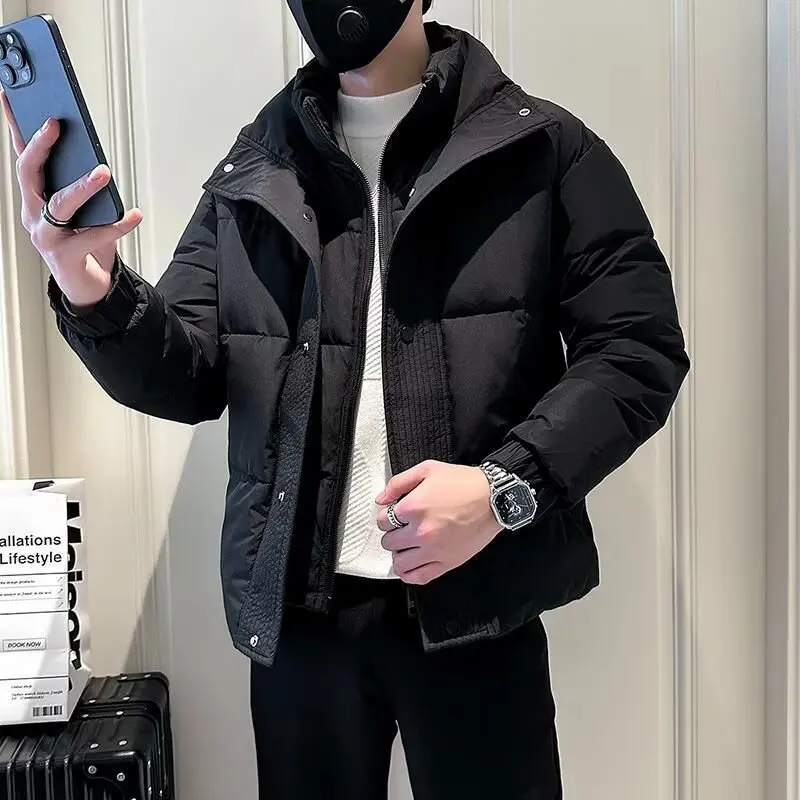 Men's Winter Thi Cotton Jaet ort Casual Sle Stand Collar Leisure Warm Versatile Lazy Faion Zipper Closure Long Sve
Men's Winter Thi Cotton Jaet ort Casual Sle Stand Collar Leisure Warm Versatile Lazy Faion Zipper Closure Long Sve