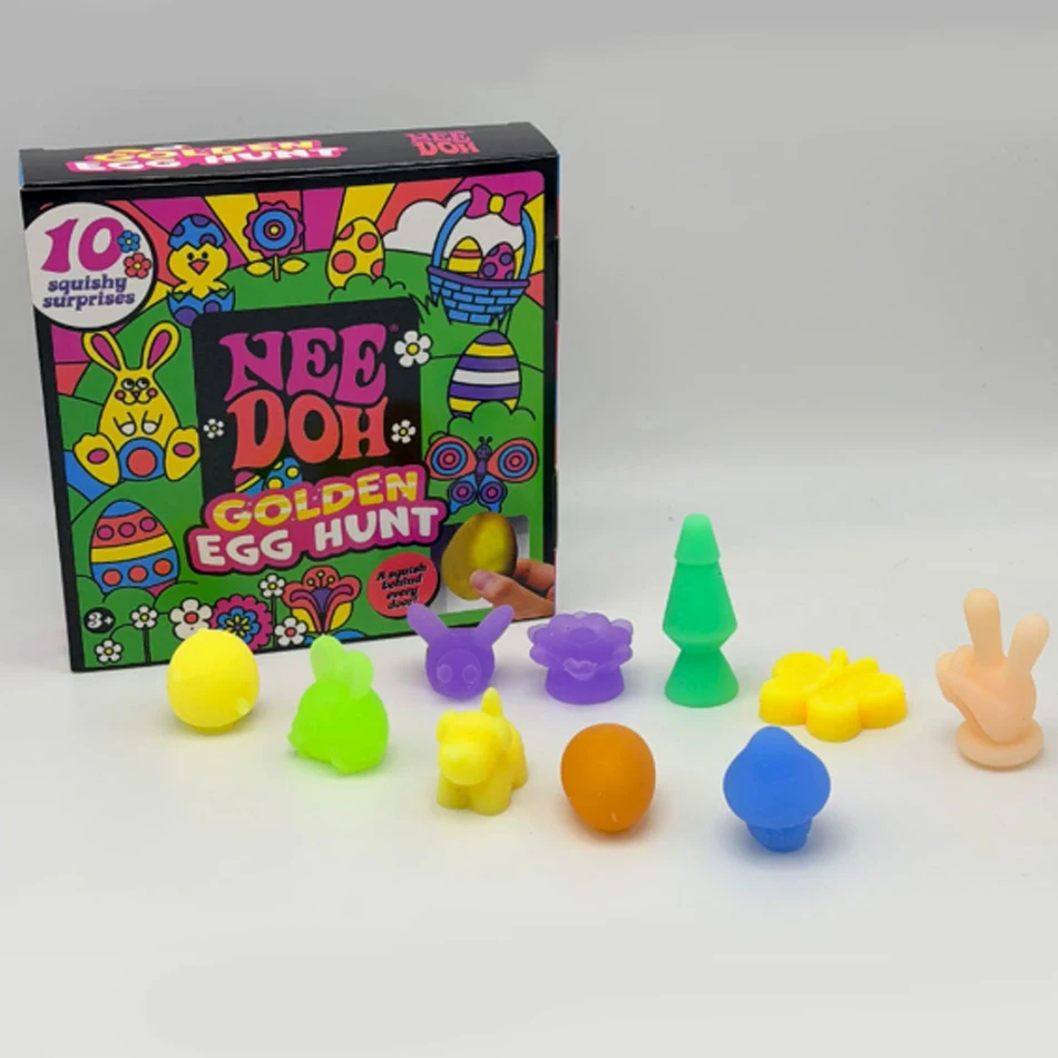 2026 Needoh Golden Egg Hunt Game Blind Box Easter Fidget With With Squishy Surprise Stress Relief Squeeze For Kids' Easter Party
2026 Needoh Golden Egg Hunt Game Blind Box Easter Fidget With With Squishy Surprise Stress Relief Squeeze For Kids' Easter Party