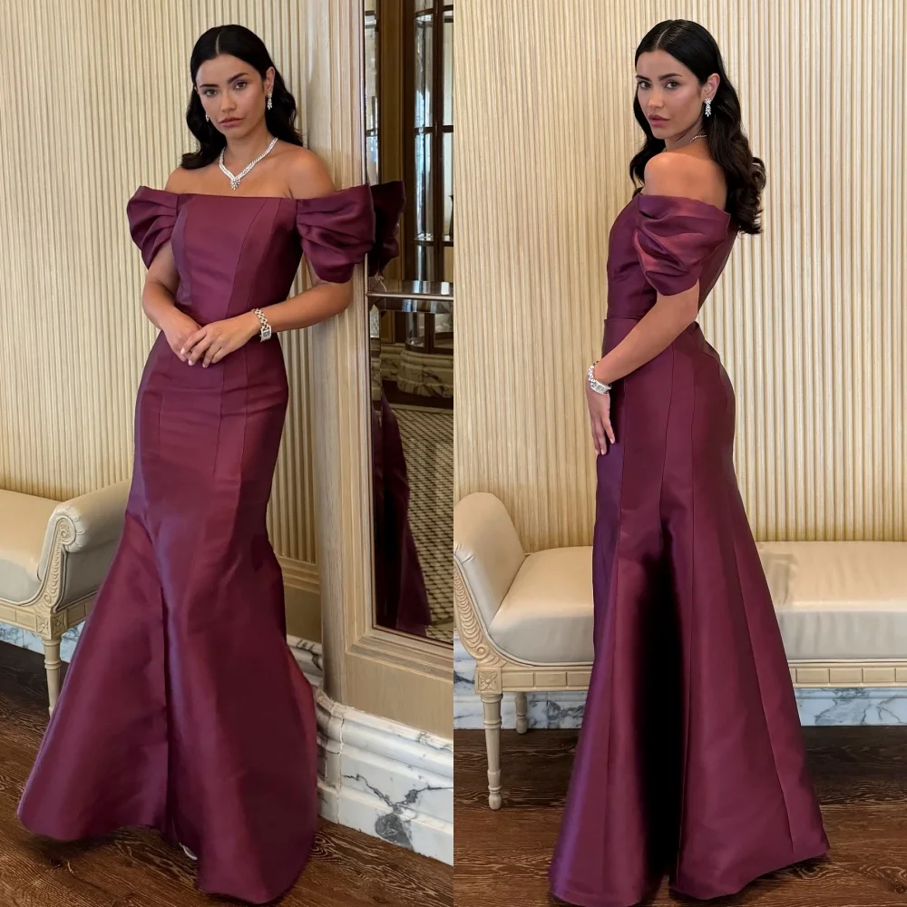 Customized Sizes Available High Quality Pleat Mermaid Off-the-shoulder Long Dresses Bespoke Occasion Dresses Elegant Exquisite
Customized Sizes Available High Quality Pleat Mermaid Off-the-shoulder Long Dresses Bespoke Occasion Dresses Elegant Exquisite