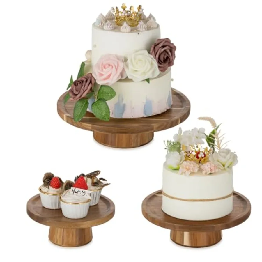 Wood Cake Display Stand Set of 34 in 1 Multifunction Cake Plate Serving Bowl Chip Dip Tray Nut Dish Acacia Wood Cupcake Holder
Wood Cake Display Stand Set of 34 in 1 Multifunction Cake Plate Serving Bowl Chip Dip Tray Nut Dish Acacia Wood Cupcake Holder