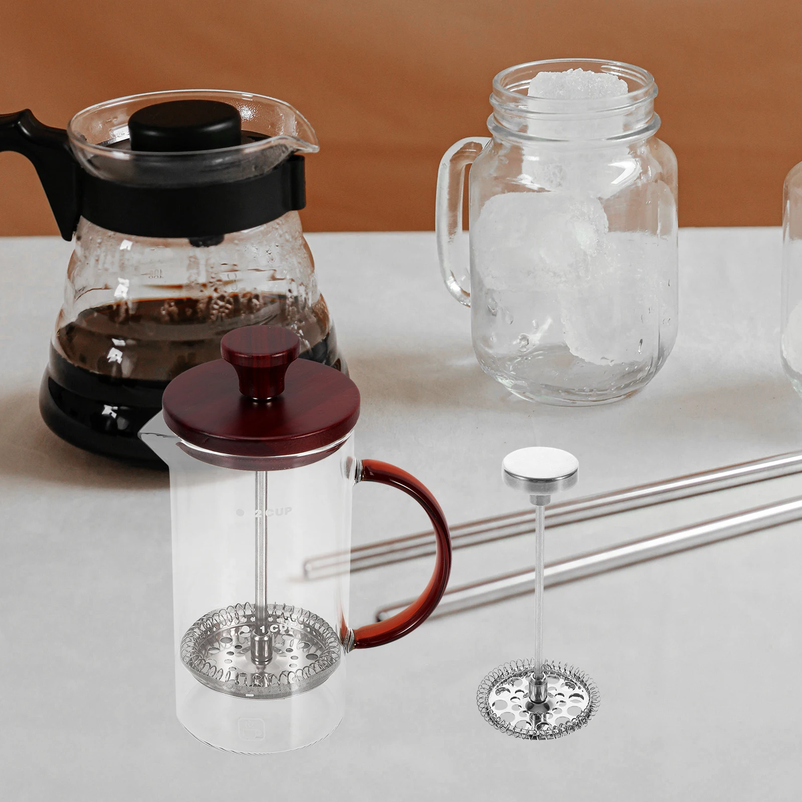 Coffee Pot Accessories Stainless Steel Mesh Filter Set Replacement Parts Easy Filtration
Coffee Pot Accessories Stainless Steel Mesh Filter Set Replacement Parts Easy Filtration