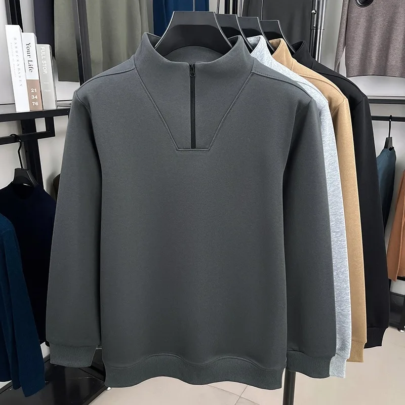 Men's Sweatshirt 2025 Autumn New Fashion Embroidered Half Zip Hoodie Long Sleeve Stand Collar Base Layer Top For Autumn Winter
Men's Sweatshirt 2025 Autumn New Fashion Embroidered Half Zip Hoodie Long Sleeve Stand Collar Base Layer Top For Autumn Winter