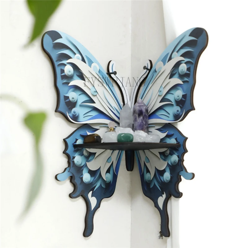 Butterfly Storage Rack Colorful Wooden Creative Butterfly Wall Decoration Simple B&B Household Supplies Storage Rack
Butterfly Storage Rack Colorful Wooden Creative Butterfly Wall Decoration Simple B&B Household Supplies Storage Rack