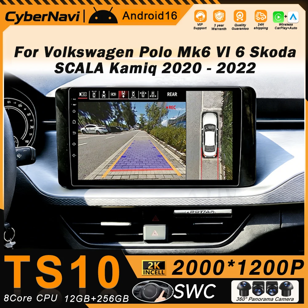Android Car Radio Carplay For Volkswagen Polo Mk6 VI 6 Skoda SCALA Kamiq 2020-2022 Multimedia Player Stereo Screen Bluetooth SWC
Android Car Radio Carplay For Volkswagen Polo Mk6 VI 6 Skoda SCALA Kamiq 2020-2022 Multimedia Player Stereo Screen Bluetooth SWC