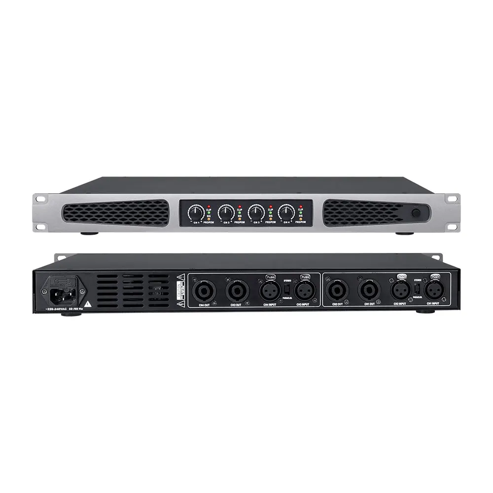 PAX4 Hot Selling 4 Channel 1200*4 High Power Sound Amplifiers DJ Digital Power Amplifier Professional Audio
PAX4 Hot Selling 4 Channel 1200*4 High Power Sound Amplifiers DJ Digital Power Amplifier Professional Audio