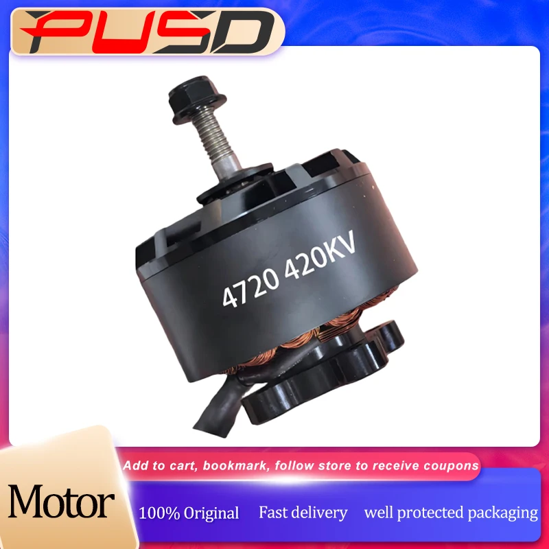 PUSD 4720 Brushless Motor 420KV 300KV 6-8S New Launch Large FPV Motor For 15inch FPV Long Range Drone DIY Part
PUSD 4720 Brushless Motor 420KV 300KV 6-8S New Launch Large FPV Motor For 15inch FPV Long Range Drone DIY Part