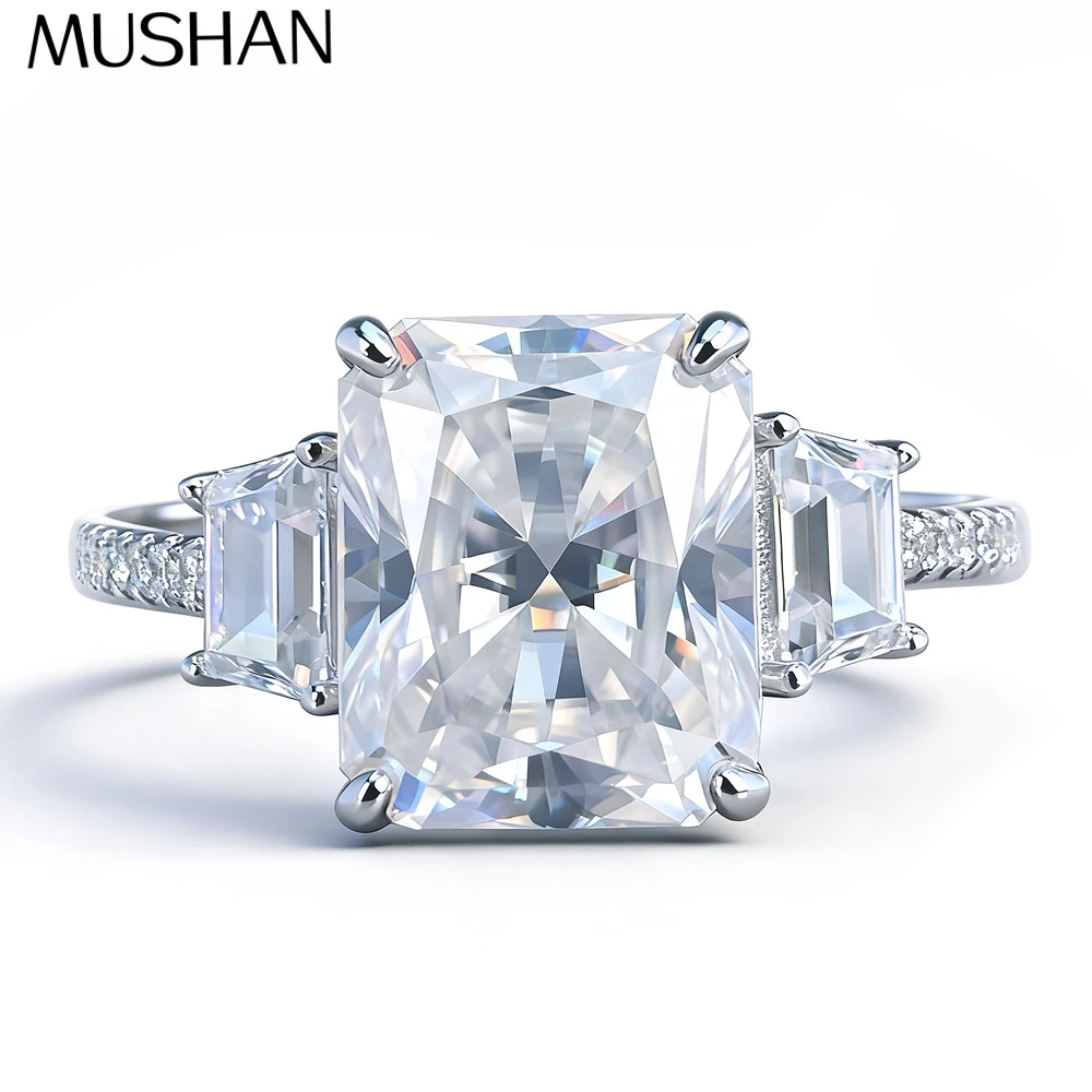 MuShan Luxury Jewelry 925 Sterling Silver Ring VVS Moissanite Solitaire Ring for Fiancee 18K Gold Plated MST Patent Rings
MuShan Luxury Jewelry 925 Sterling Silver Ring VVS Moissanite Solitaire Ring for Fiancee 18K Gold Plated MST Patent Rings