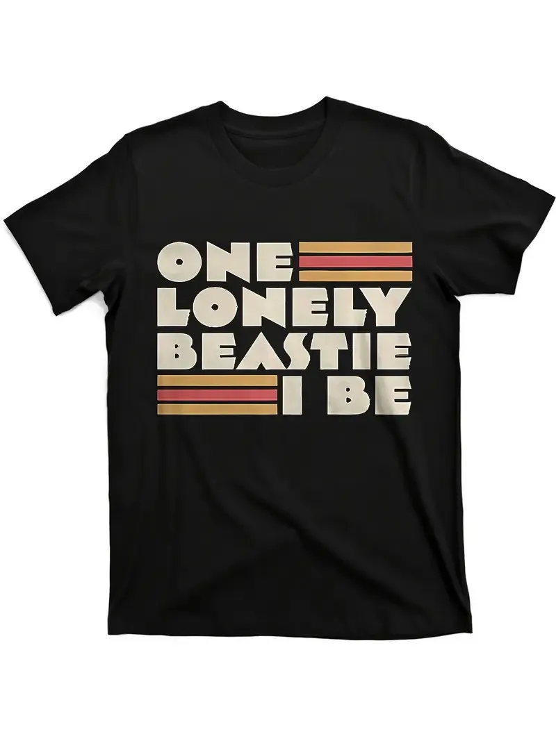 One Lonely Beastie I Be Men's & Women's Retro Hip Hop Graphic T-Shirt - Black wi
One Lonely Beastie I Be Men's & Women's Retro Hip Hop Graphic T-Shirt - Black wi