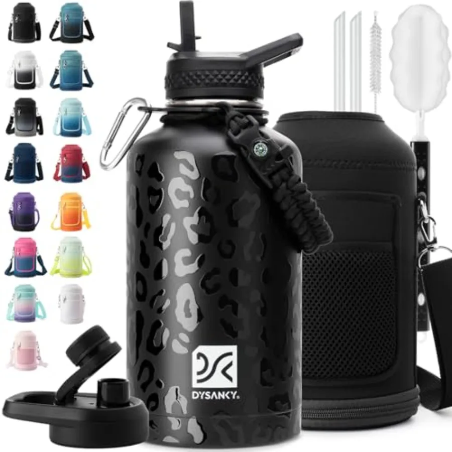 Insulated Water Bottle Thickened Stainl Steel Vacuum Metal Portable Sports Half Gallon Large Water Jug for Gym and Hiking with
Insulated Water Bottle Thickened Stainl Steel Vacuum Metal Portable Sports Half Gallon Large Water Jug for Gym and Hiking with