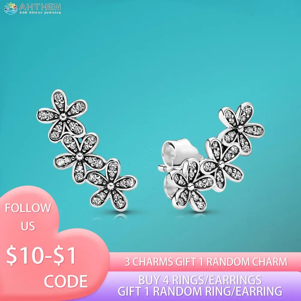Ahthen 925 Sterling Silver Earring Daisy Flower Stud Earring Cubic Zirconia Statement Stud Earring Women Earrings Brithday Gift
Ahthen 925 Sterling Silver Earring Daisy Flower Stud Earring Cubic Zirconia Statement Stud Earring Women Earrings Brithday Gift