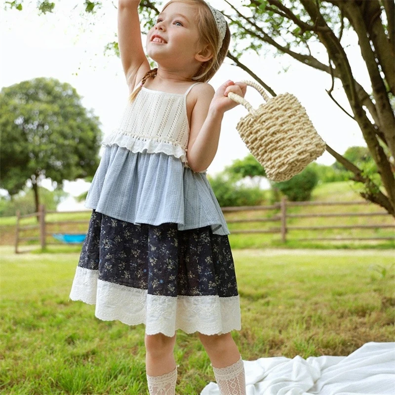 2025 Girls' Camisole Dress Summer New Style Children's Floral Cake Dress Artistic Style Vacation Skirt
2025 Girls' Camisole Dress Summer New Style Children's Floral Cake Dress Artistic Style Vacation Skirt
