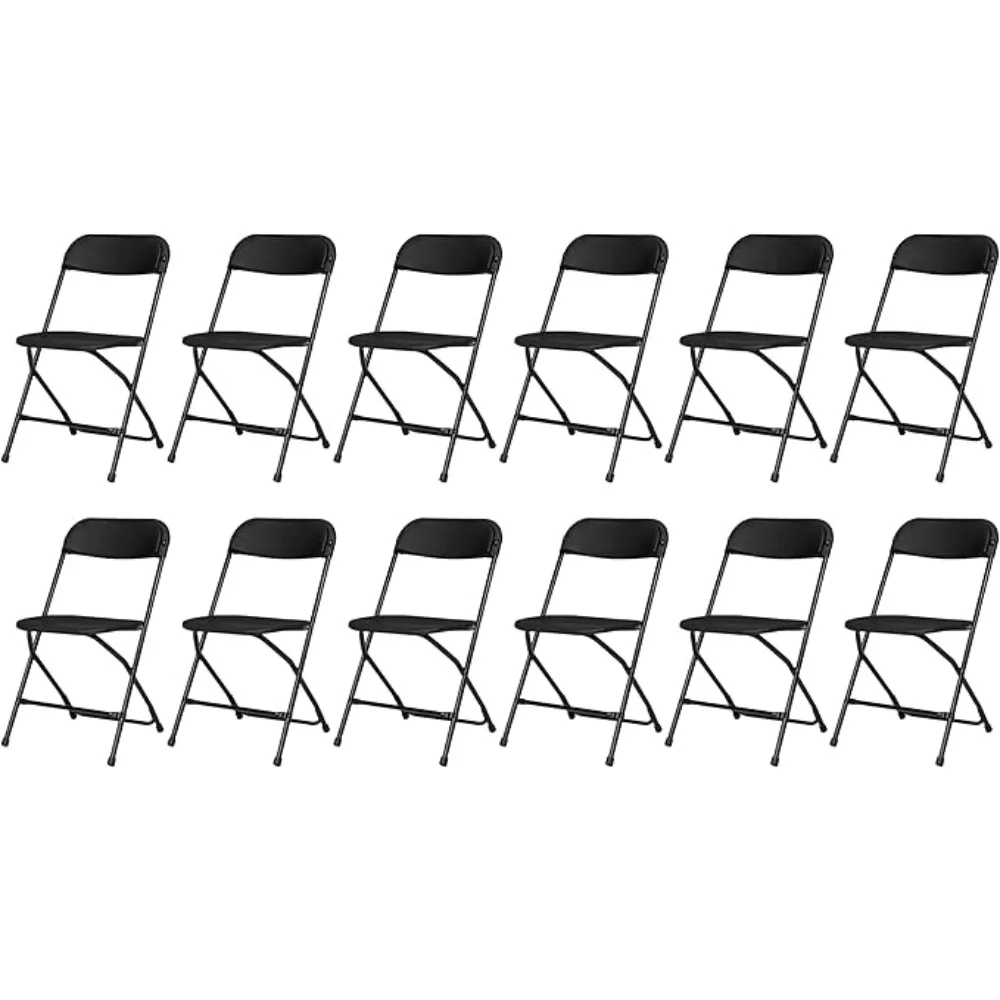 12 Pack Plastic Folding Chairs for Outside Portable Indoor Outdoor Stackable Commercial Seat with Steel Frame for Office
12 Pack Plastic Folding Chairs for Outside Portable Indoor Outdoor Stackable Commercial Seat with Steel Frame for Office