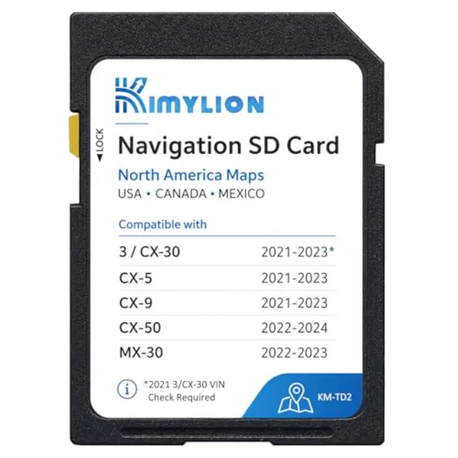 Navigation SD Card TD2K66EZ1B for 2021-2023 Mazda 3 CX-30 CX-5 CX-9, 2022-2024 CX-50, 2022-2023 MX-30, Offline GPS Maps USA/CAN
Navigation SD Card TD2K66EZ1B for 2021-2023 Mazda 3 CX-30 CX-5 CX-9, 2022-2024 CX-50, 2022-2023 MX-30, Offline GPS Maps USA/CAN