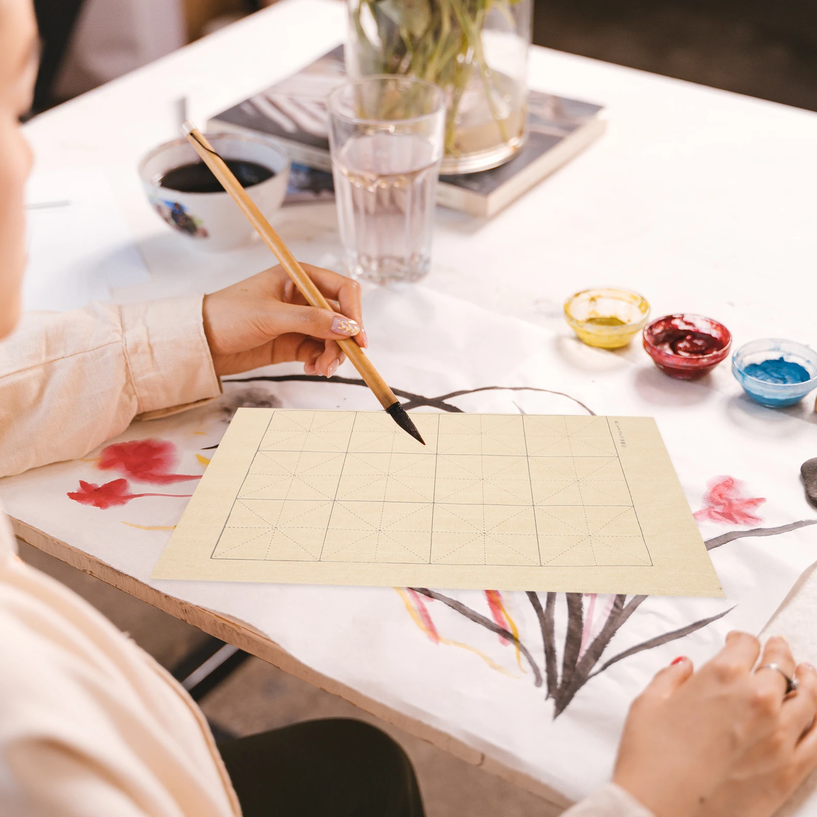100 Sheets Xuan Paper Calligraphy Practice Supplies Smooth Writing Experience Excellent Workmanship Chinese Rice PaperVersatile
100 Sheets Xuan Paper Calligraphy Practice Supplies Smooth Writing Experience Excellent Workmanship Chinese Rice PaperVersatile