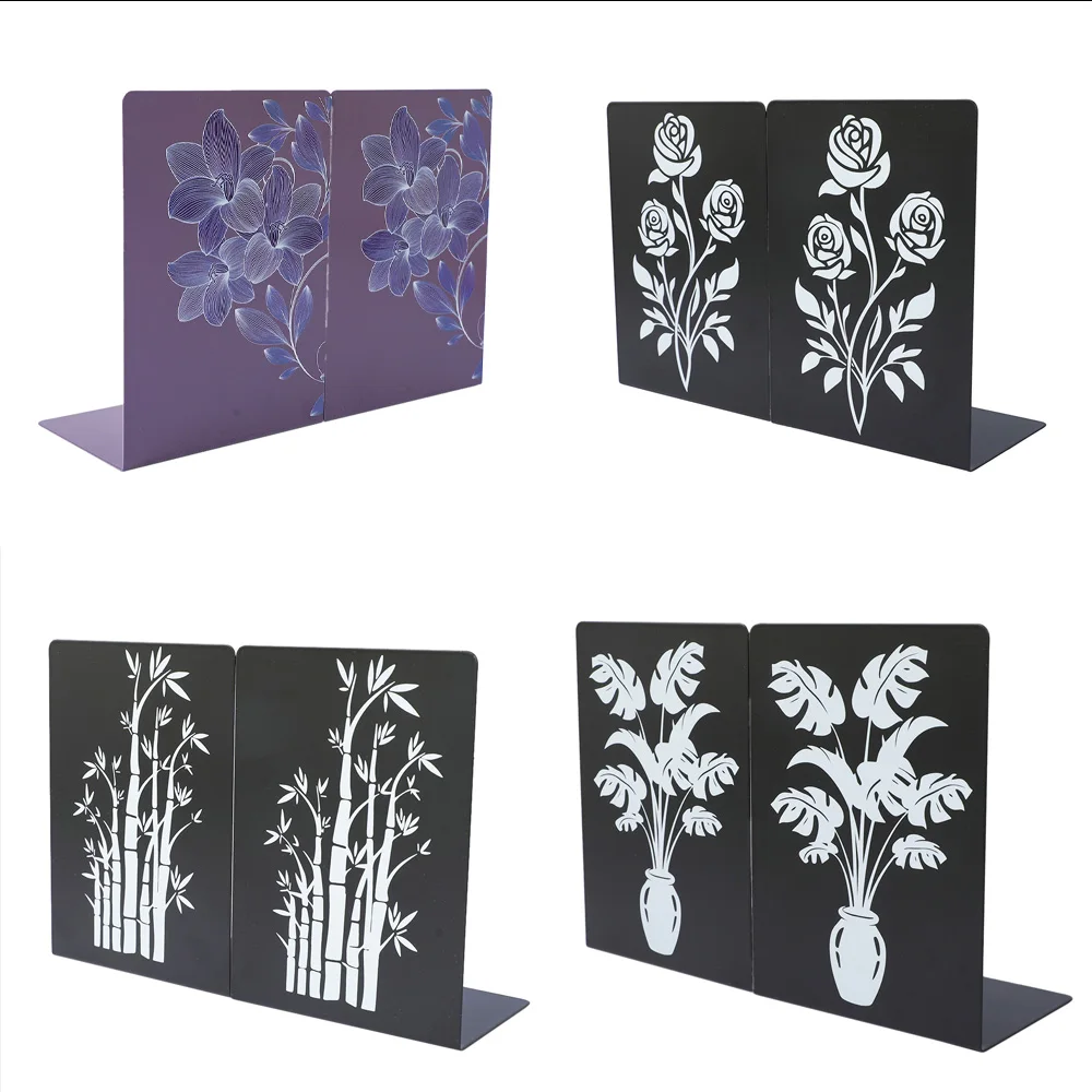 Plant Carving Metal Book Stand Set - Orchid/Rose/Bamboo/Turtle Back Bamboo Design, for Literary Readers and Desktop Aesthetics
Plant Carving Metal Book Stand Set - Orchid/Rose/Bamboo/Turtle Back Bamboo Design, for Literary Readers and Desktop Aesthetics