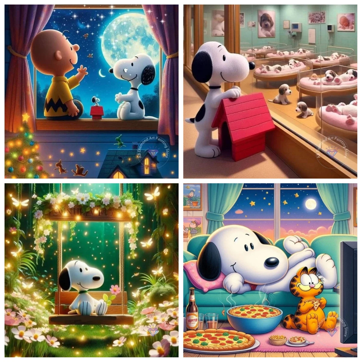 Adult Jigsaw Puzzle 500/1024 pcs Puzzle Cute Peanuts Snoopy Paper Puzzle Decorative Painting Exercise Brain Thinking
Adult Jigsaw Puzzle 500/1024 pcs Puzzle Cute Peanuts Snoopy Paper Puzzle Decorative Painting Exercise Brain Thinking