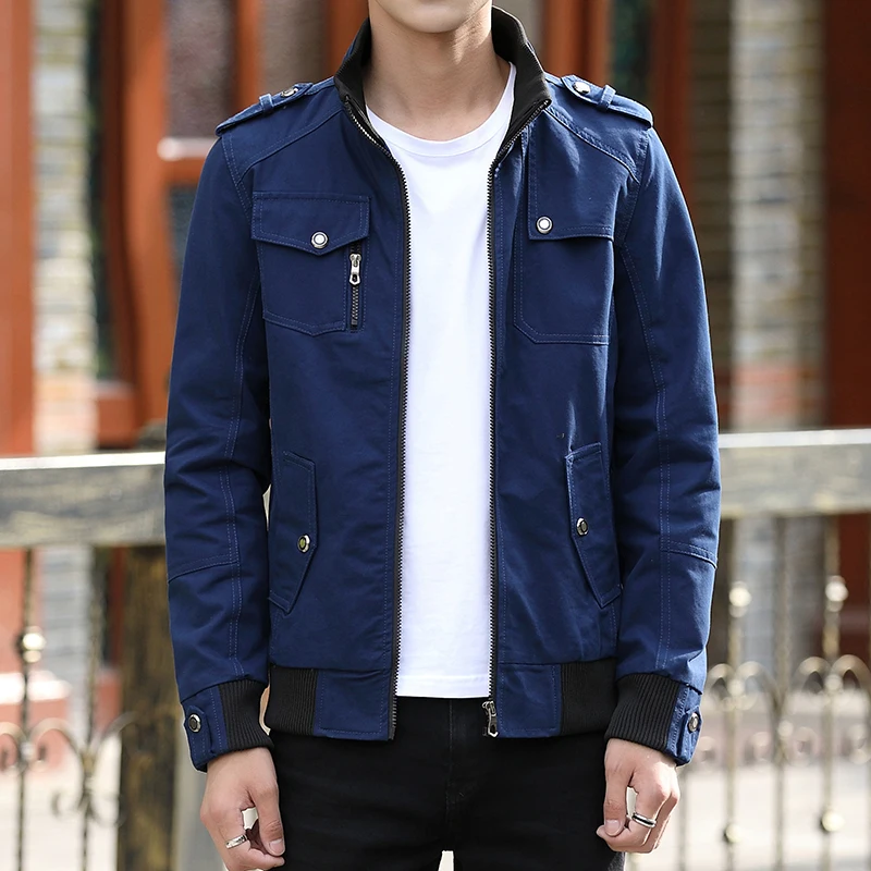 Hot-selling Hot-selling Men's Casual Jacket Cotton Washed Slim-fit Stand-up Collar Top Men's Comfortable and Breathable Jacket
Hot-selling Hot-selling Men's Casual Jacket Cotton Washed Slim-fit Stand-up Collar Top Men's Comfortable and Breathable Jacket