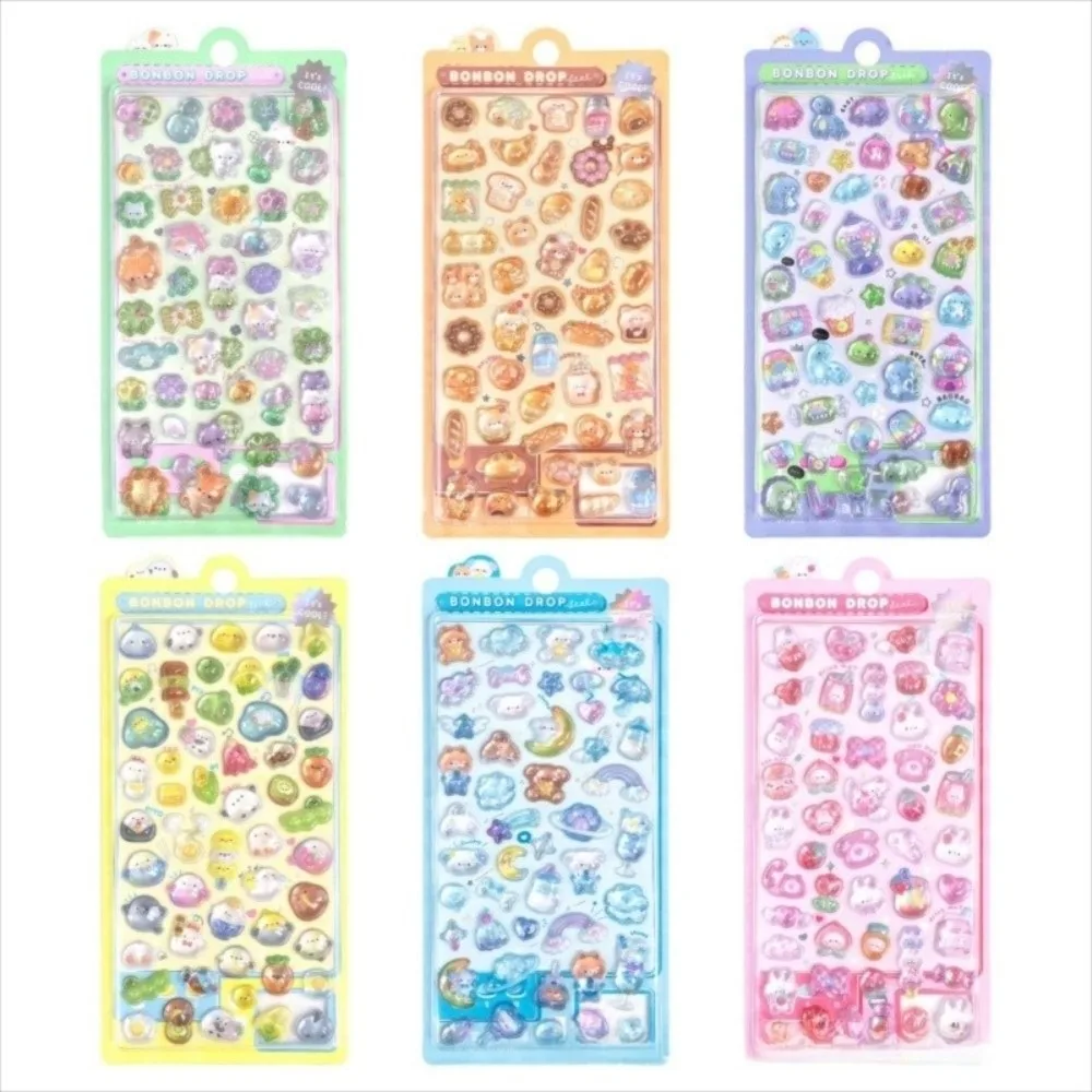 6Sheets/Pack 3D Cartoon Relief Sticker Diary Stationery Sticker DIY Bear Relief Hollow Stickers Puppy Cat Crystal Jelly Patch
6Sheets/Pack 3D Cartoon Relief Sticker Diary Stationery Sticker DIY Bear Relief Hollow Stickers Puppy Cat Crystal Jelly Patch