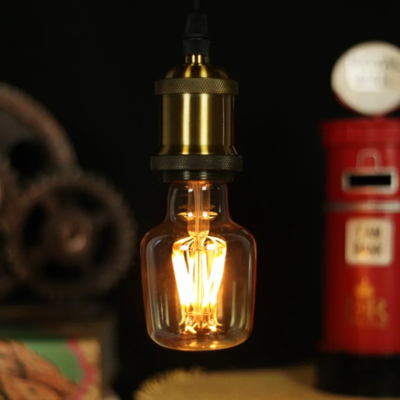 Vintage Edison LED Filament Light Living Room Bedroom Decorative Lighting E27 Screw Warm Yellow Ambient Light Night Light
Vintage Edison LED Filament Light Living Room Bedroom Decorative Lighting E27 Screw Warm Yellow Ambient Light Night Light