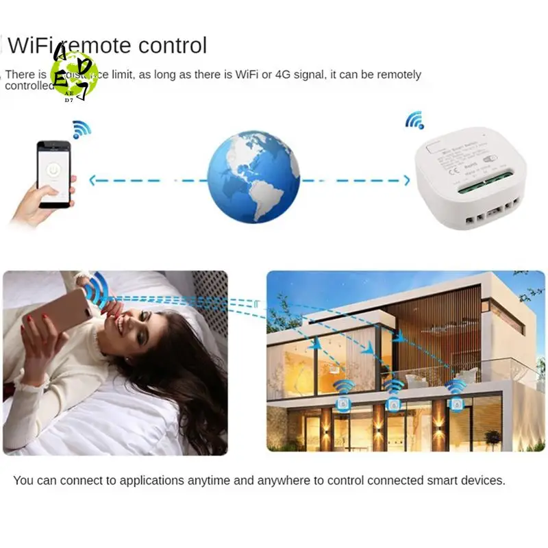 AED7-Tuya Wi-Fi RF433 приемник 16A Wi-Fi умный беспроводной переключатель 433 МГц пульт дистанционного управления умный таймер для Alexa Google Home
AED7-Tuya Wi-Fi RF433 приемник 16A Wi-Fi умный беспроводной переключатель 433 МГц пульт дистанционного управления умный таймер для Alexa Google Home
