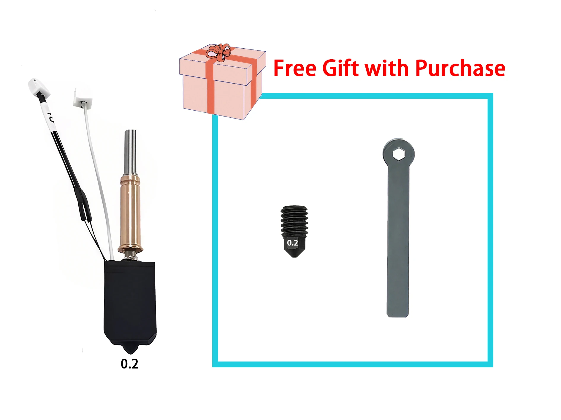 Комплект Hotend для Anycubic Kobra 3, новое обновление Hotend для Anycubic kobra 3, керамический 3D-принтер, насадка из закаленной стали из латуни
Комплект Hotend для Anycubic Kobra 3, новое обновление Hotend для Anycubic kobra 3, керамический 3D-принтер, насадка из закаленной стали из латуни