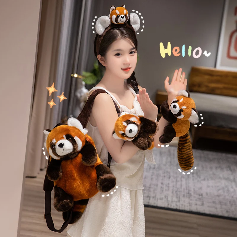 Kawaii Raccoon Wristband Hair Hoop Raccoon Backpack Plush Toys Funny Panda Nest Lovely Room Decoration
Kawaii Raccoon Wristband Hair Hoop Raccoon Backpack Plush Toys Funny Panda Nest Lovely Room Decoration