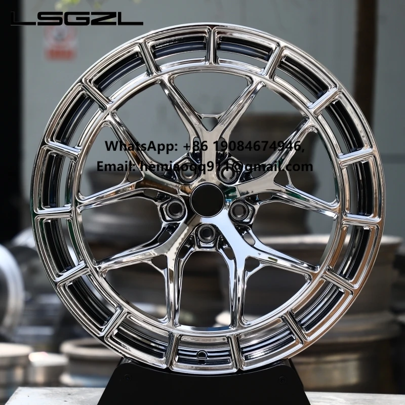Chrome Forged Alloy Custom Concave Passenger Car Wheels 5x112 5x120 Hyper Silver for Audi BMW M2/M3/M4/M5/X5/X6
Chrome Forged Alloy Custom Concave Passenger Car Wheels 5x112 5x120 Hyper Silver for Audi BMW M2/M3/M4/M5/X5/X6