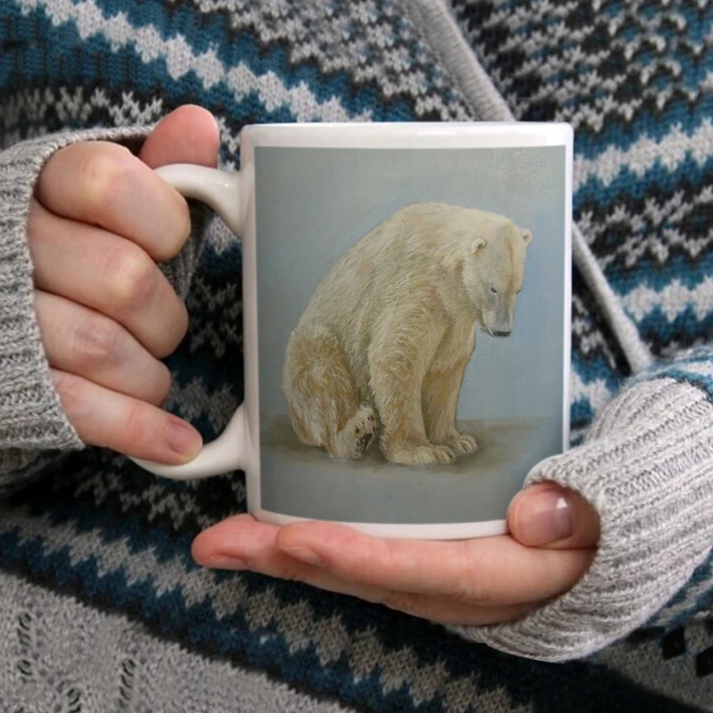 Polar bear sittingCoffee Mug Tea Cup 11oz Coffee Cup Funny Birthday Ceramic Mug Personalized Cup
Polar bear sittingCoffee Mug Tea Cup 11oz Coffee Cup Funny Birthday Ceramic Mug Personalized Cup