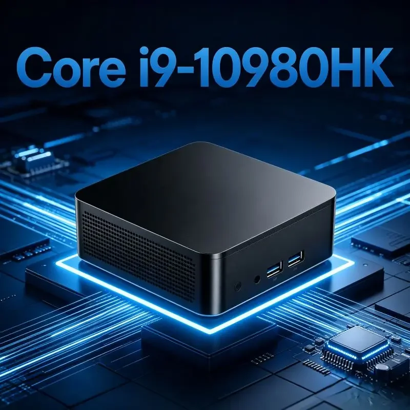 Ultra Small Pocket Mini PC Core I9 10980HK ,Windows 11, 16GB RAM Large SSD, WiFi6 BT5.2 4K 60Hz RGB Output Office Desktop Host
Ultra Small Pocket Mini PC Core I9 10980HK ,Windows 11, 16GB RAM Large SSD, WiFi6 BT5.2 4K 60Hz RGB Output Office Desktop Host