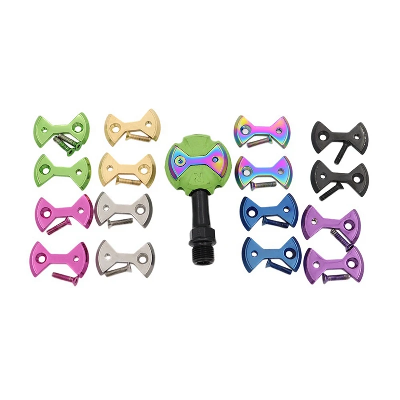 A57T 1 Set Titanium Bike Locking Pedal Bicycle Pedal Plate Bow Tie Shape for SpeedPlay Zero Light Action Screws Bolt, 4
A57T 1 Set Titanium Bike Locking Pedal Bicycle Pedal Plate Bow Tie Shape for SpeedPlay Zero Light Action Screws Bolt, 4