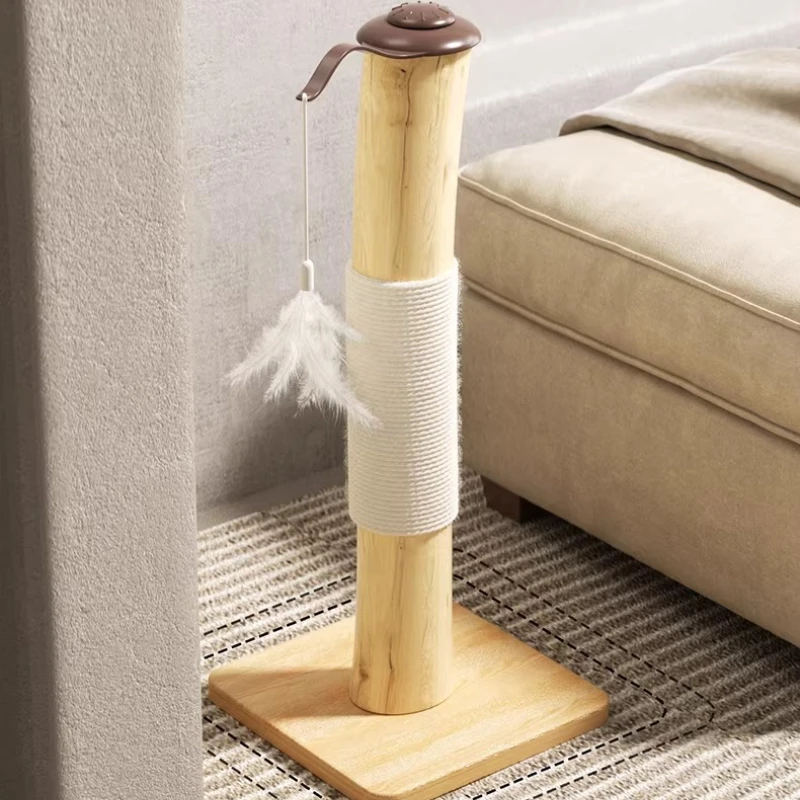 Solid Wood Scratching Column Climbing Frame Cat Toy Wear-resistant and Can't Drop Chips Sisal Cat Scratching Board
Solid Wood Scratching Column Climbing Frame Cat Toy Wear-resistant and Can't Drop Chips Sisal Cat Scratching Board