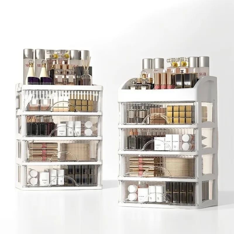 Clear Cosmetics Organizer Acrylic Drawers Makeup Storage Box Plastic Transparent Jewelry Lipsticks Container Desktop Organizer
Clear Cosmetics Organizer Acrylic Drawers Makeup Storage Box Plastic Transparent Jewelry Lipsticks Container Desktop Organizer