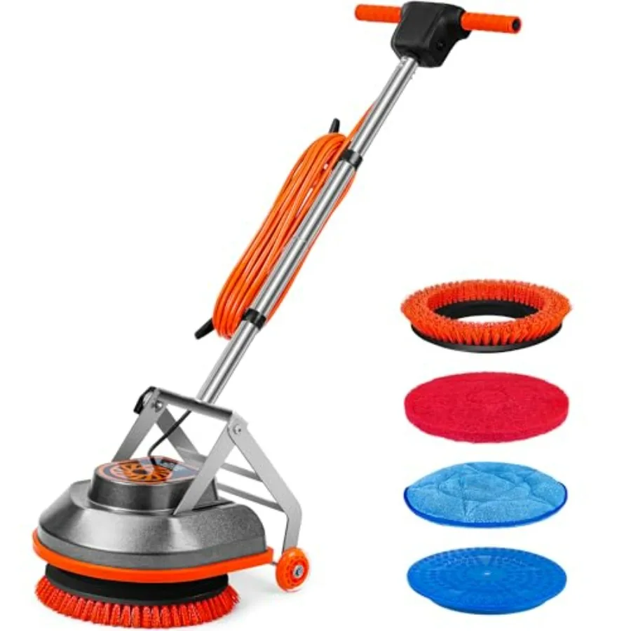 15 Floor Buffer Machine for commercial use, heavy-duty steel construction, black and gray color, deep clean and polish floors w
15 Floor Buffer Machine for commercial use, heavy-duty steel construction, black and gray color, deep clean and polish floors w