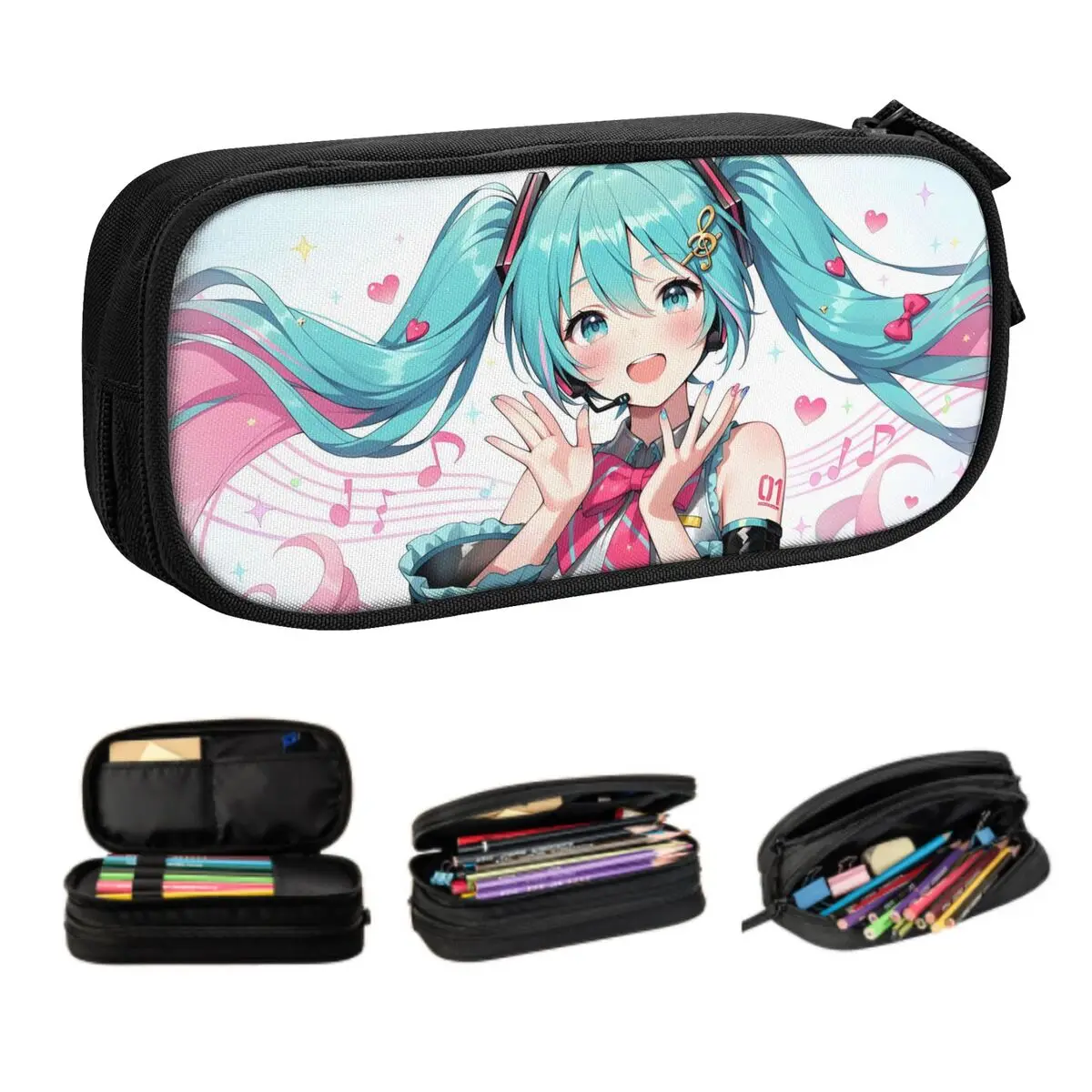 Пенал Custom Kawaii Japanese Virtual Mikues для мальчиков и девочек, мультяшный, большой вместимости, сумка-коробка для ручек, школьные принадлежности
Пенал Custom Kawaii Japanese Virtual Mikues для мальчиков и девочек, мультяшный, большой вместимости, сумка-коробка для ручек, школьные принадлежности