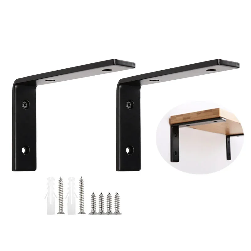 2Pcs Heavy-Duty Stainless Steel Corner Code Black Triangle Bracket L-Shaped Shelf Wall Support Plate Bracket Partition Frame
2Pcs Heavy-Duty Stainless Steel Corner Code Black Triangle Bracket L-Shaped Shelf Wall Support Plate Bracket Partition Frame