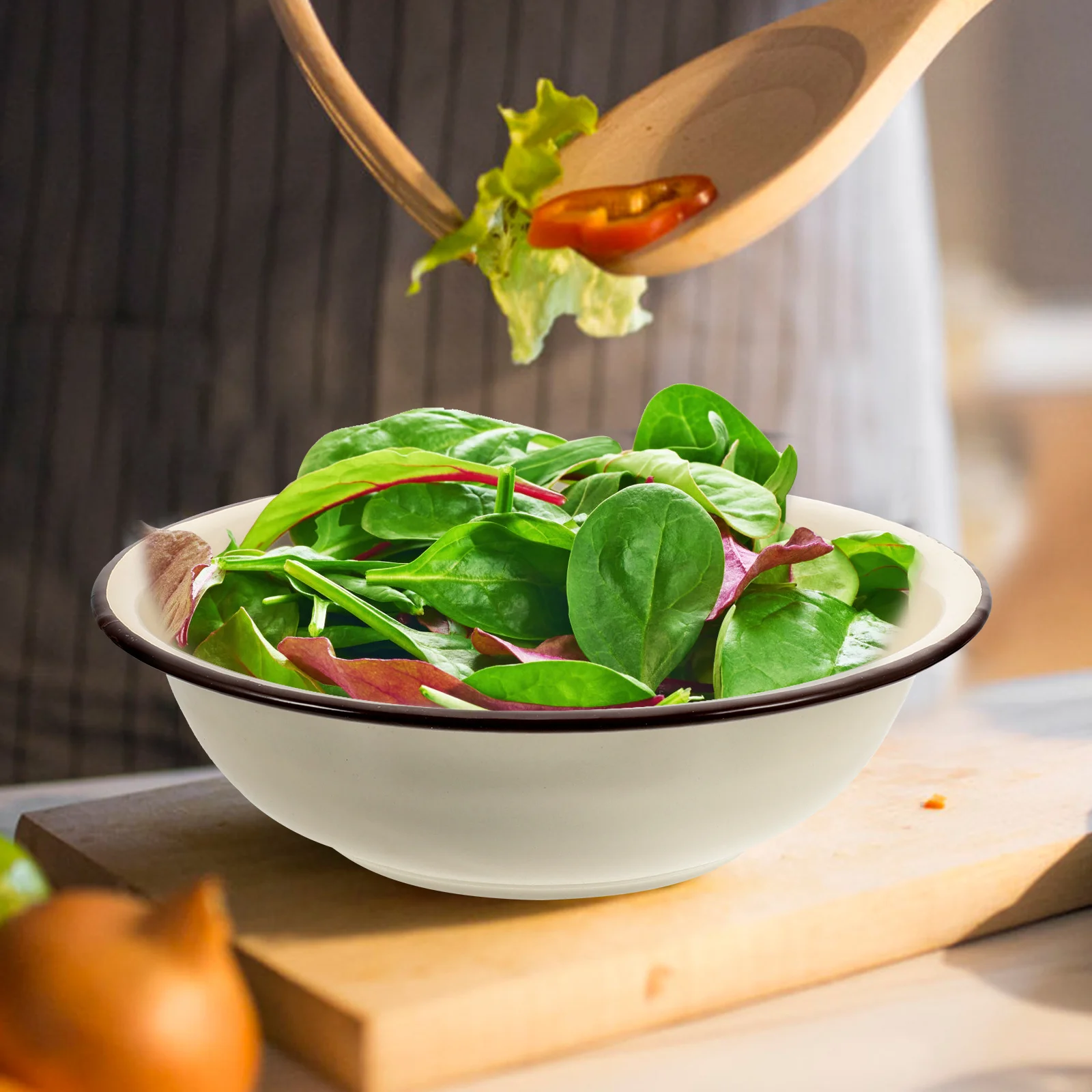 Enameled Basin Strong Hardness Non-Deformable Enamel Fruit Basin for Home Kitchen Use Dishwashing Cooking Storage Food
Enameled Basin Strong Hardness Non-Deformable Enamel Fruit Basin for Home Kitchen Use Dishwashing Cooking Storage Food