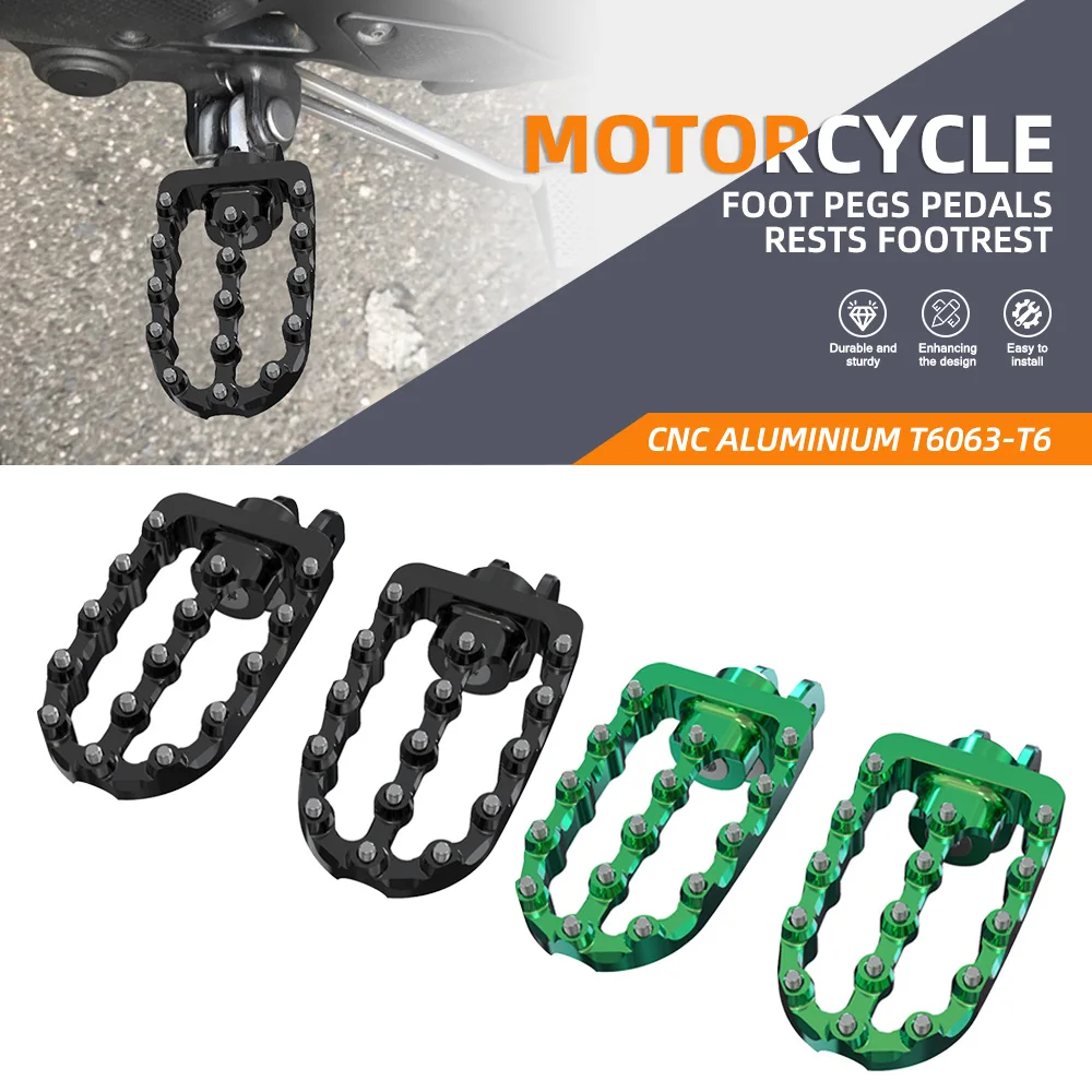 KLR 650 Motorcycle Accessories Foot Pegs Pedals Rests Footrest For Kawasaki KLR650 1987- 2008 1998 1999 2000 2005 1988 1990 1995
KLR 650 Motorcycle Accessories Foot Pegs Pedals Rests Footrest For Kawasaki KLR650 1987- 2008 1998 1999 2000 2005 1988 1990 1995