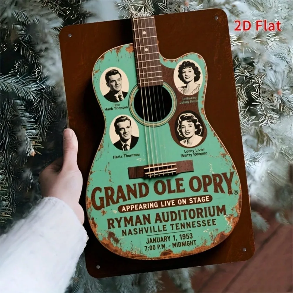 Brand Metal Tin Sign Wall Art, 2D Flat Iron Rustic Decor with Weatherproof Coating for Indoor Outdoor Country Music Poster
Brand Metal Tin Sign Wall Art, 2D Flat Iron Rustic Decor with Weatherproof Coating for Indoor Outdoor Country Music Poster