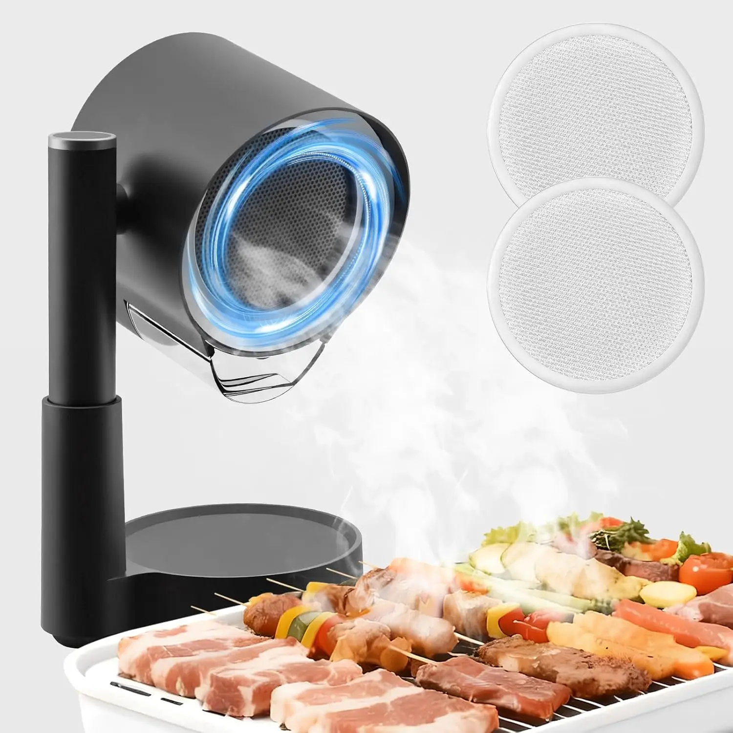 Portable Range Hood, 3-Speed Kitchen Exhaust Fan with 4" Height & 30°-120° Tilt, Detachable Oil Cup & Dual Filters(2),
Portable Range Hood, 3-Speed Kitchen Exhaust Fan with 4" Height & 30°-120° Tilt, Detachable Oil Cup & Dual Filters(2),