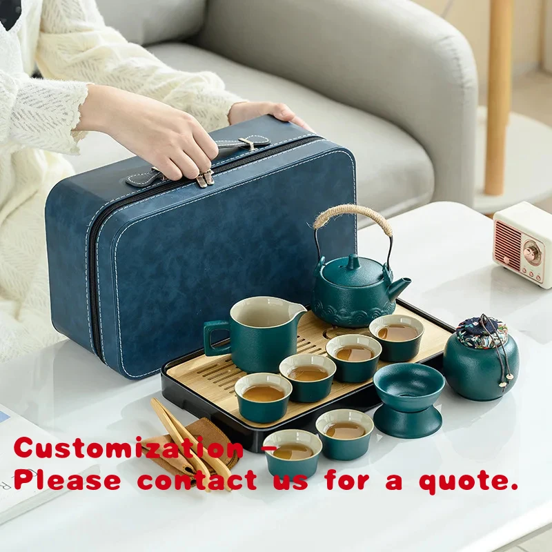 custom.Gongfu Tea Set Porcelain Ceramic Travel Tea Pot with Tray and 6 Cups, Traditional Kung Fu Tea Set Office & Ho
custom.Gongfu Tea Set Porcelain Ceramic Travel Tea Pot with Tray and 6 Cups, Traditional Kung Fu Tea Set Office & Ho