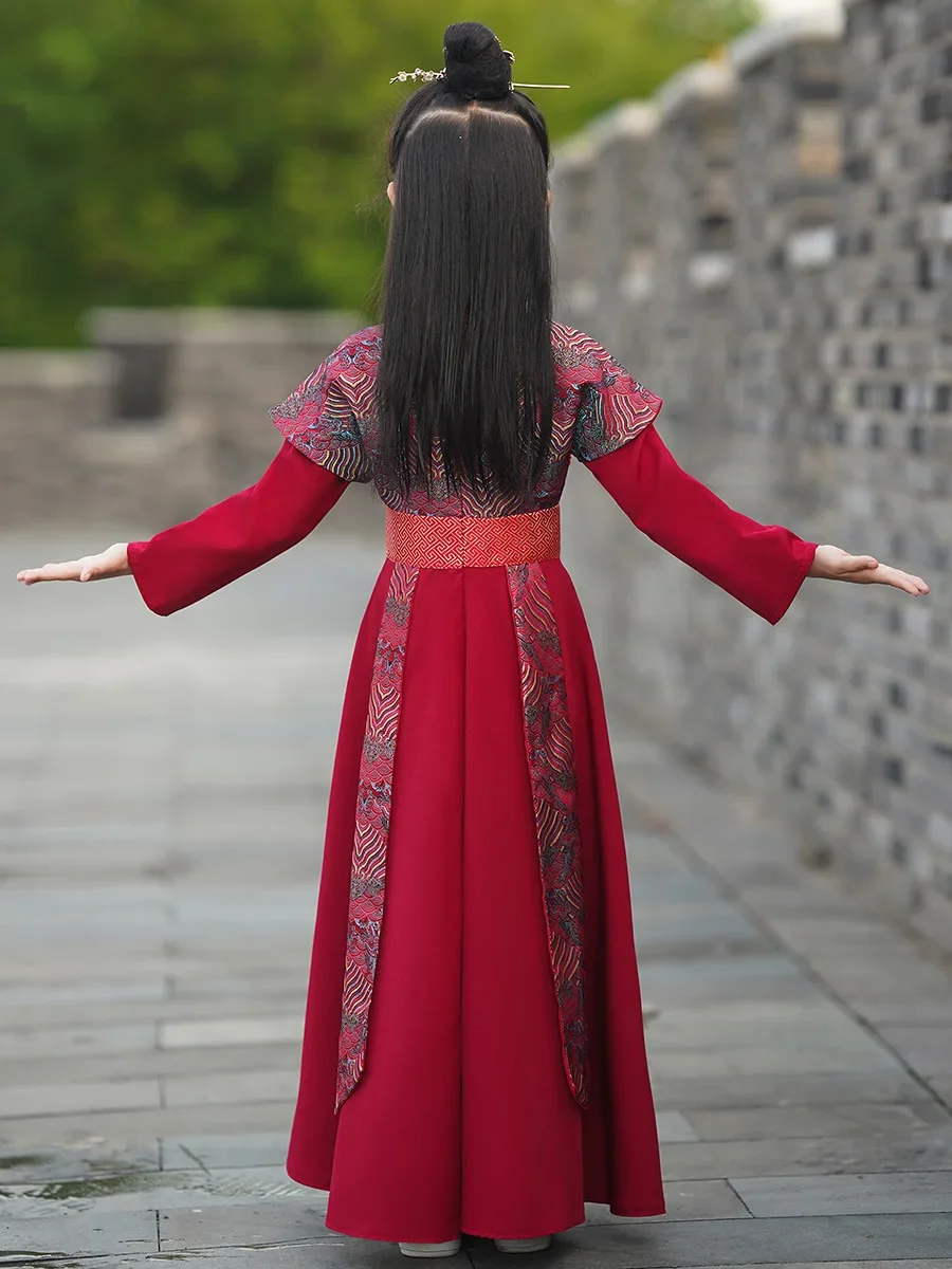 Ancient Chinese Dress Hanfu Kids Traditional Embroidery Dresses Boy and Girl Martial Arts Cosplay Costume Kimono Student Uniform
Ancient Chinese Dress Hanfu Kids Traditional Embroidery Dresses Boy and Girl Martial Arts Cosplay Costume Kimono Student Uniform