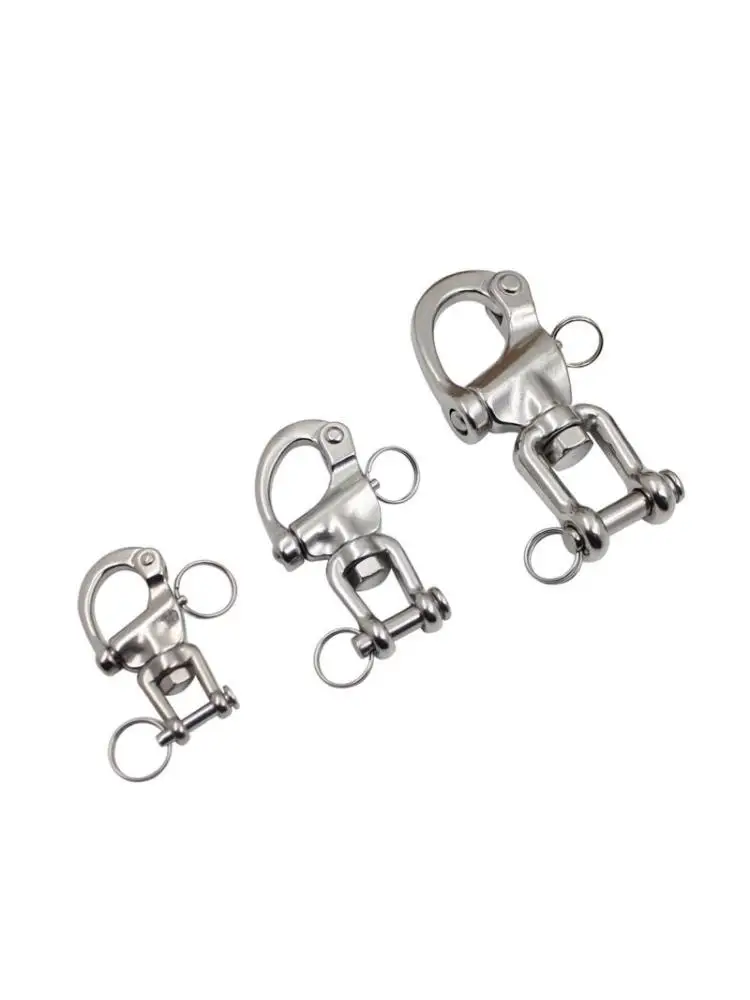 Stainless Steel Quick Release Fixed Bail Shackle With Ring 70 128mm
Stainless Steel Quick Release Fixed Bail Shackle With Ring 70 128mm