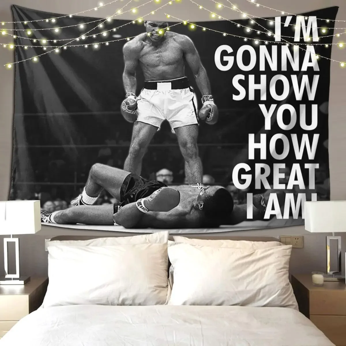 I'm Gonna Show You How Great I Am Tapestry Art Wall Hanging Aesthetic Home Decor Tapestries for Living Room Bedroom Dorm Room
I'm Gonna Show You How Great I Am Tapestry Art Wall Hanging Aesthetic Home Decor Tapestries for Living Room Bedroom Dorm Room