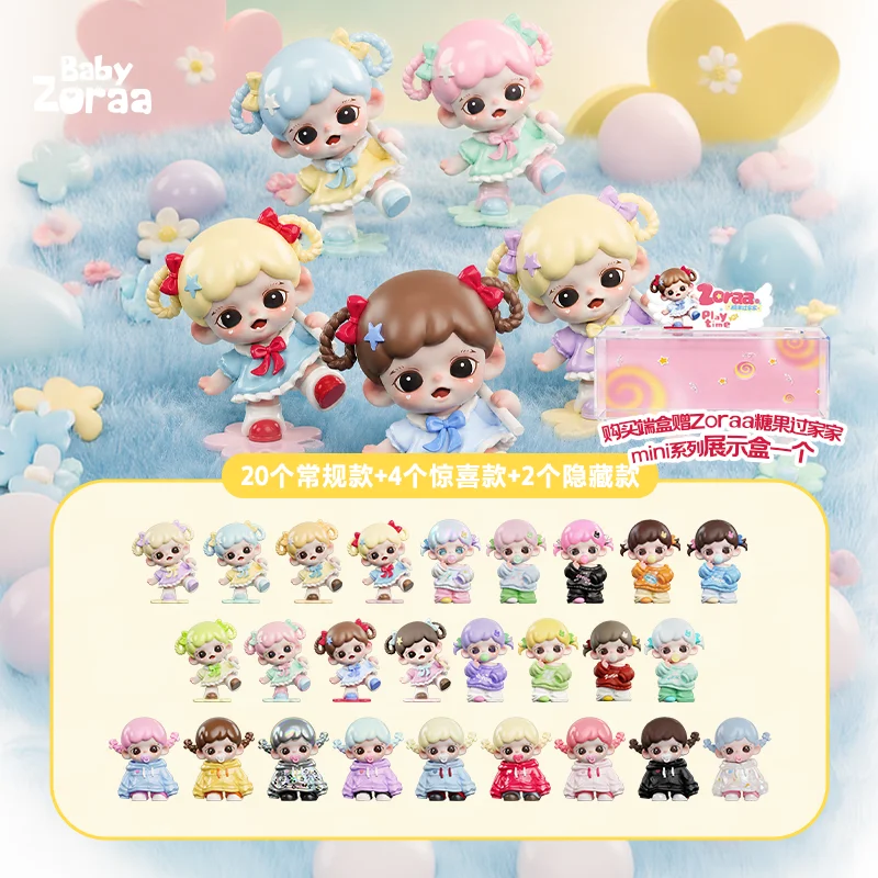 New Arrival Genuine Baby Zoraa Sugary Sweet Mini Series Blind Box, Cute Girly Designer Doll Mini Figure Desktop Display Gift
New Arrival Genuine Baby Zoraa Sugary Sweet Mini Series Blind Box, Cute Girly Designer Doll Mini Figure Desktop Display Gift