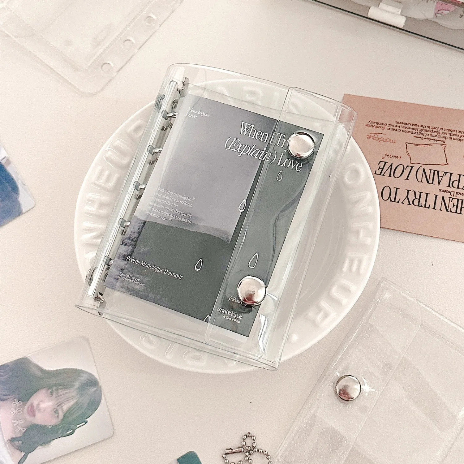 M5 тройной прозрачный кошелек из ПВХ, многоразовый планировщик на молнии для студенческого дневника, прозрачный держатель для карт и обложка для ноутбука
M5 тройной прозрачный кошелек из ПВХ, многоразовый планировщик на молнии для студенческого дневника, прозрачный держатель для карт и обложка для ноутбука