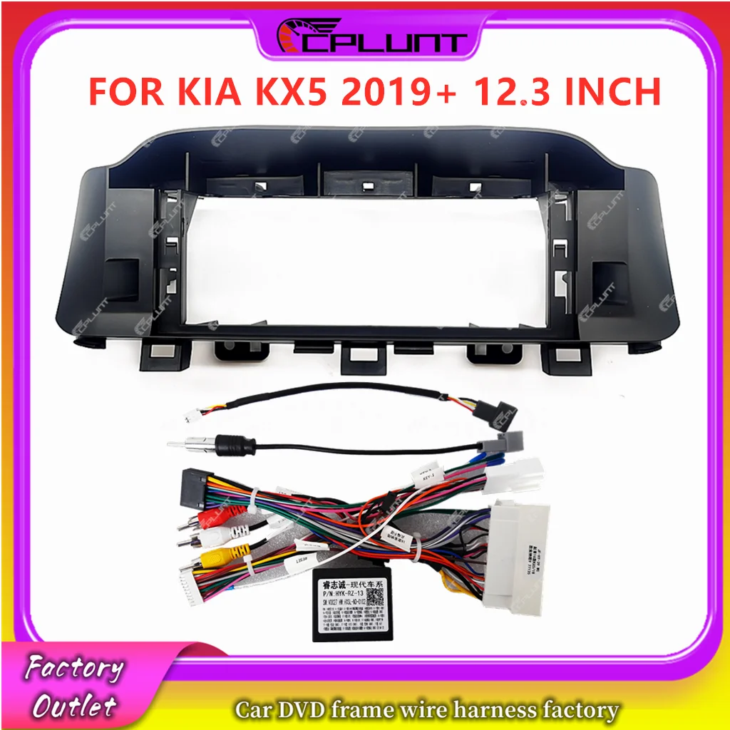 2 Din Car Stereo Radio Frame Fascia Adapter For KIA KX5 2019+ 12.3 INCH Android DVD Dash Fitting Panel Kit
2 Din Car Stereo Radio Frame Fascia Adapter For KIA KX5 2019+ 12.3 INCH Android DVD Dash Fitting Panel Kit