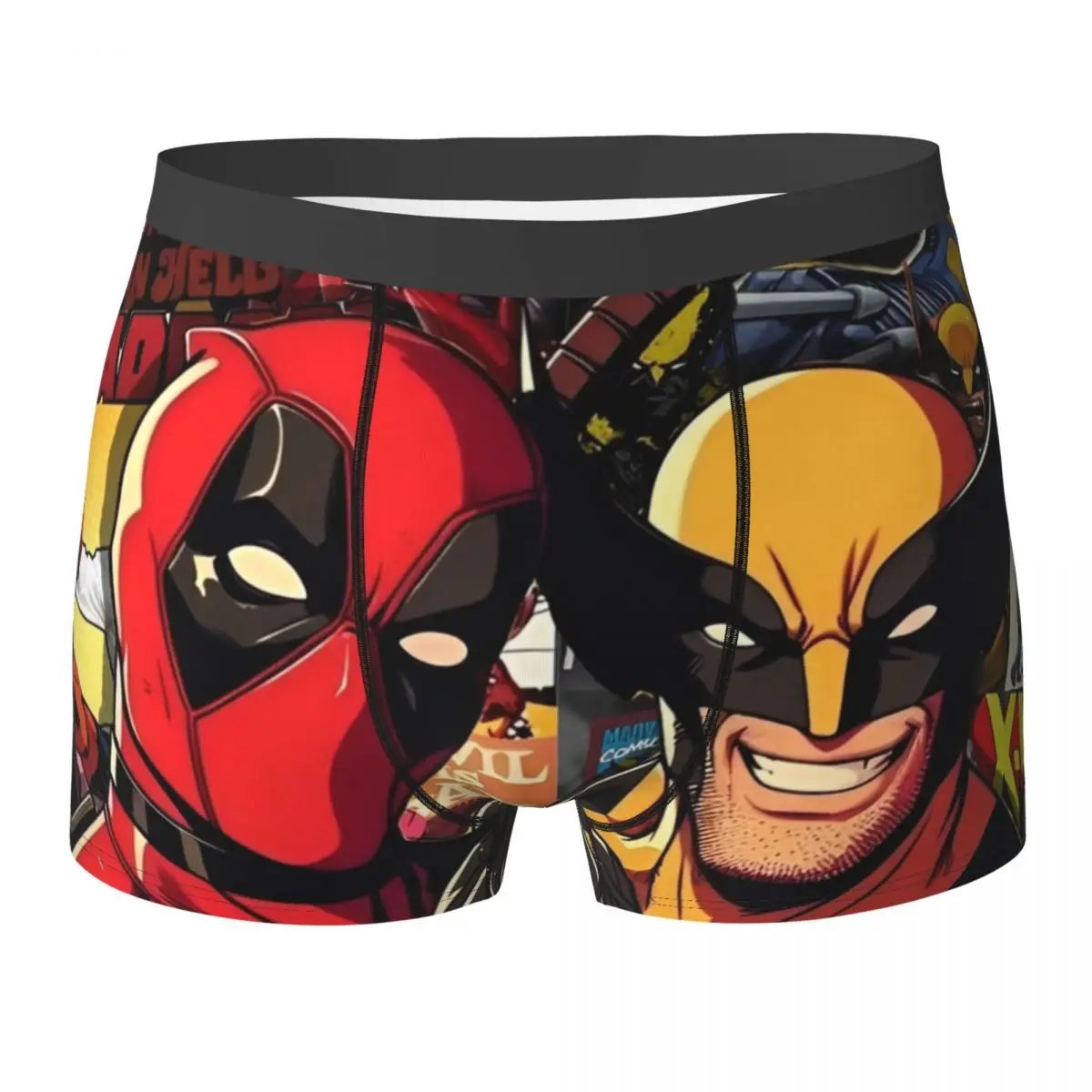 Нижнее белье Deadpool & Wolverine, мужские трусы с принтом, удобные качественные трусы-боксеры больших размеров
Нижнее белье Deadpool & Wolverine, мужские трусы с принтом, удобные качественные трусы-боксеры больших размеров